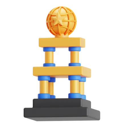 Big trophy  3D Icon