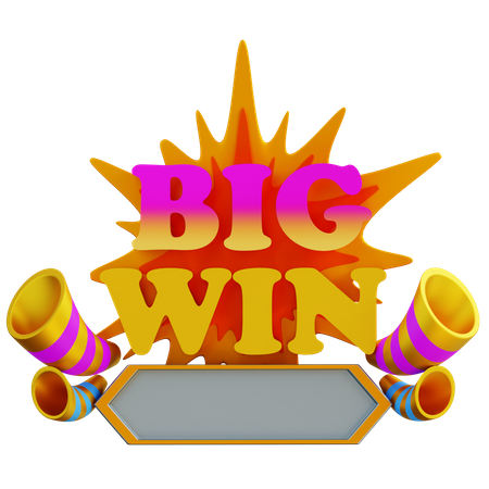 Big Win  3D Icon