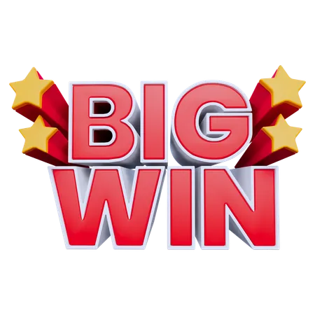 Big Win  3D Icon