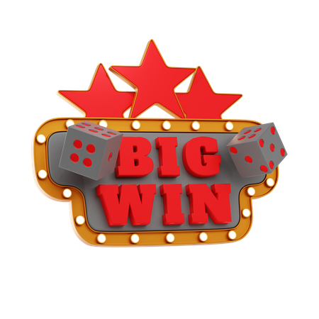 Big Win  3D Icon