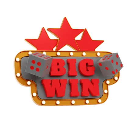 Big Win  3D Icon