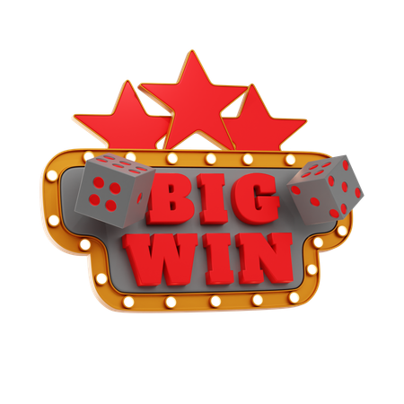 Big Win  3D Icon