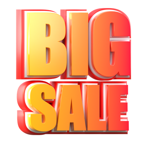 Biga Sale  3D Icon