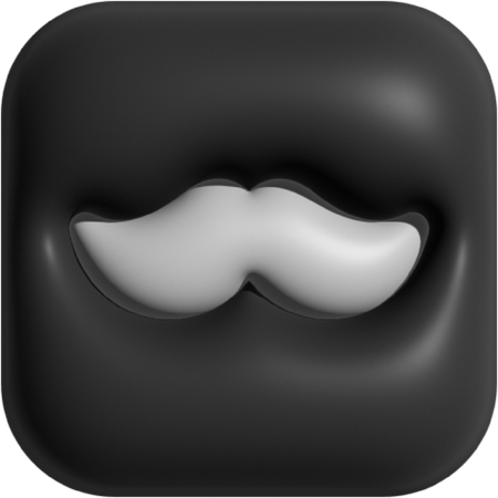 Bigode  3D Icon