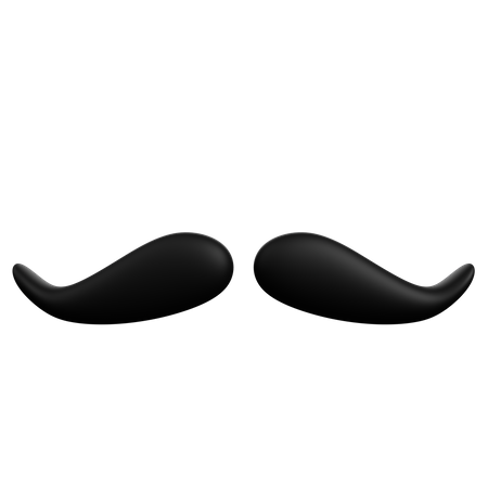 Bigode  3D Illustration