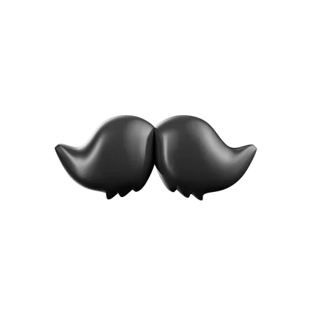 Bigode  3D Icon