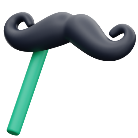 Bigode falso  3D Icon