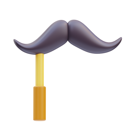 Palito de bigode  3D Icon