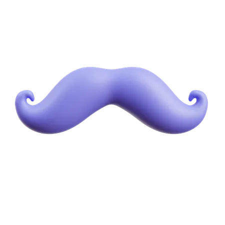 Bigote falso  3D Icon