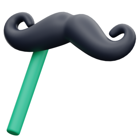 Bigote falso  3D Icon