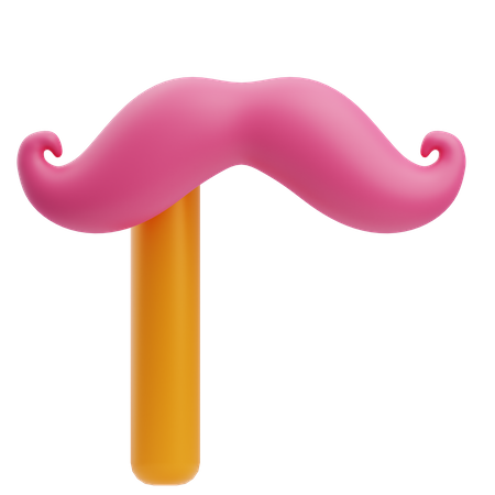 Bigote falso  3D Icon