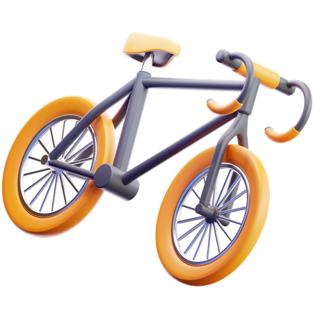 自転車  3D Icon