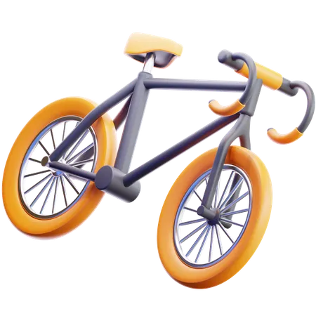 自転車  3D Icon