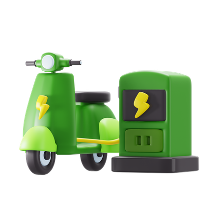 Bike Charge  3D Icon