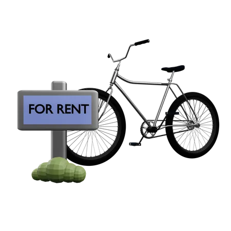 Bike For Rent  3D Icon