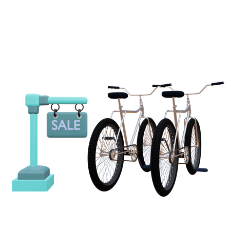 Bike For Sale  3D Icon