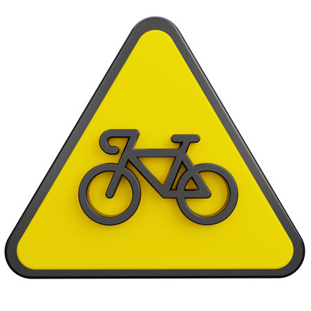 Bike Lane Sign  3D Icon