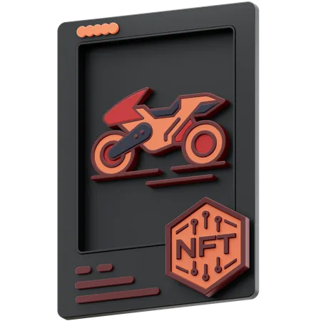 Bike NFT  3D Icon