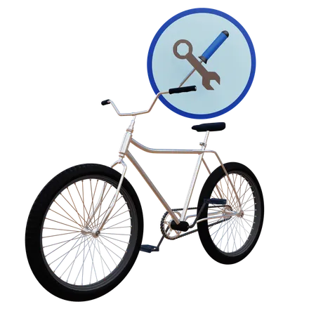 Bike Repair  3D Icon