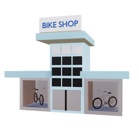 バイク屋  3D Icon