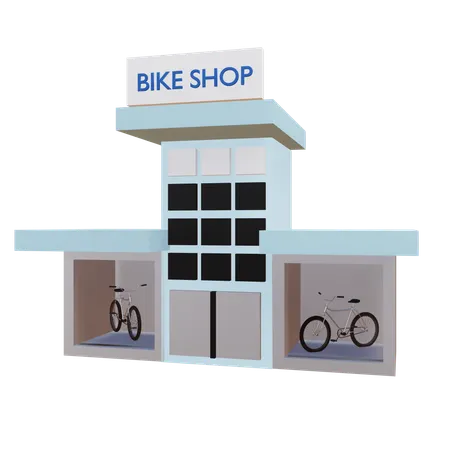 バイク屋  3D Icon