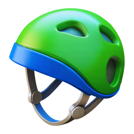 Biking Helmet  3D Icon