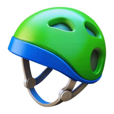 Biking Helmet  3D Icon