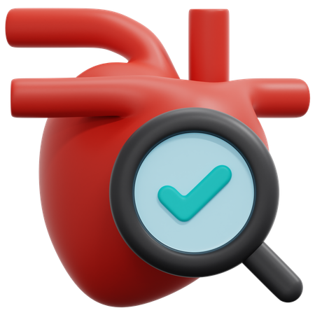 Examen cardiaque  3D Icon