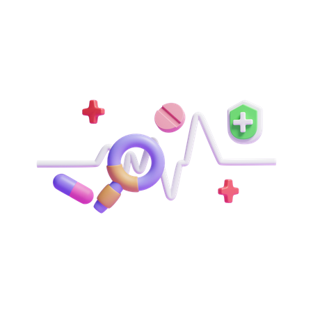 Bilan de santé  3D Icon