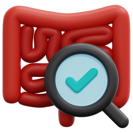 Examen de l'intestin  3D Icon