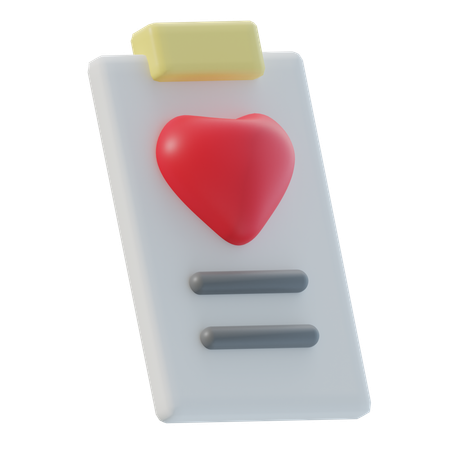 Check-up médical  3D Icon