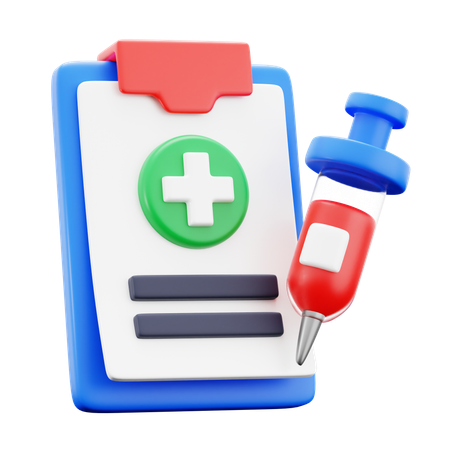 Check-up médical  3D Icon