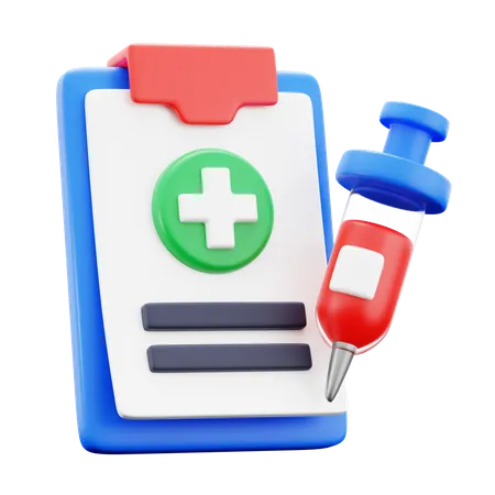 Check-up médical  3D Icon