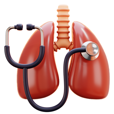 Examen pulmonaire  3D Icon