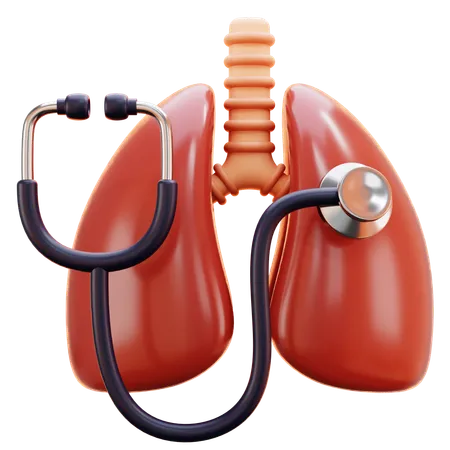 Examen pulmonaire  3D Icon