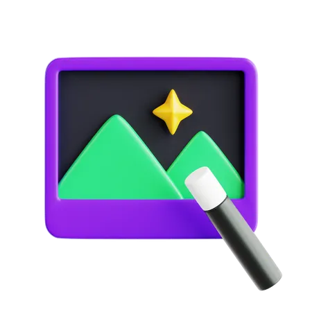 Bild  3D Icon