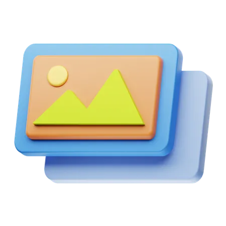 Bild  3D Icon