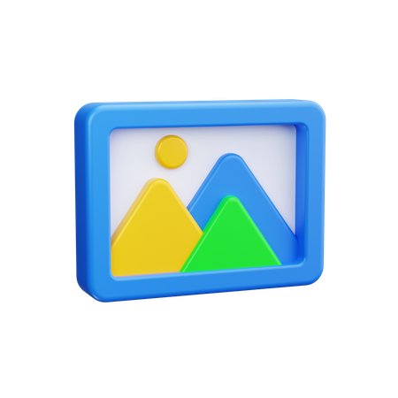 Bild  3D Icon