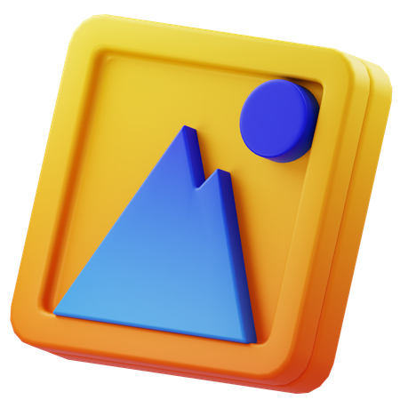 Bild  3D Icon