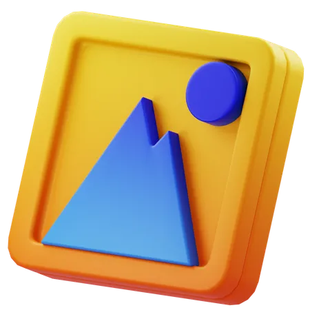 Bild  3D Icon