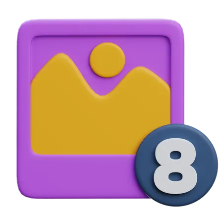 Bild  3D Icon