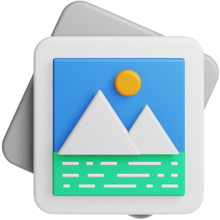 Bild  3D Icon