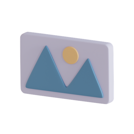 Bild  3D Icon