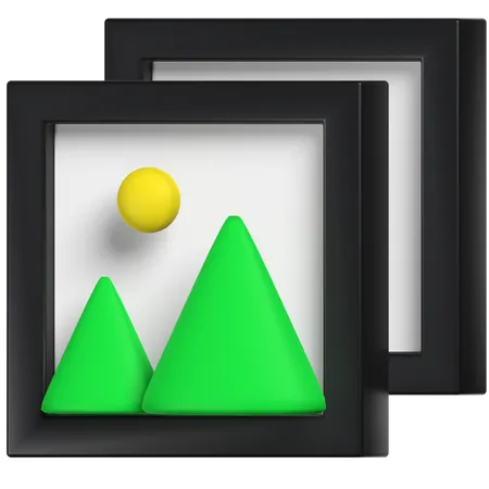 Bild  3D Icon