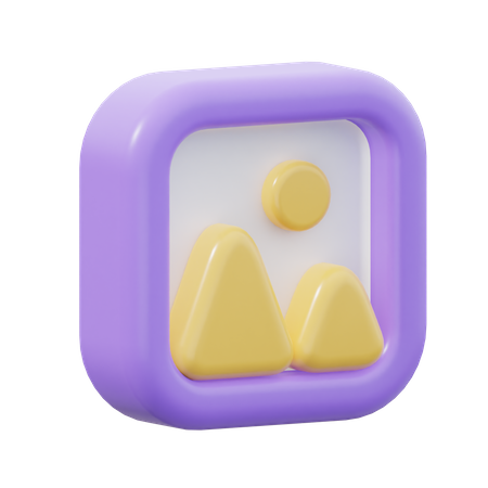 Bild  3D Icon