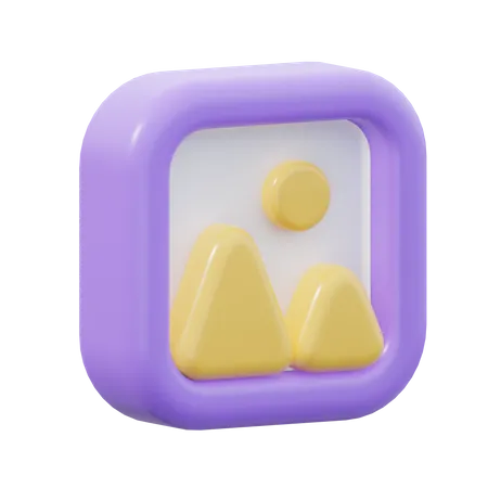 Bild  3D Icon