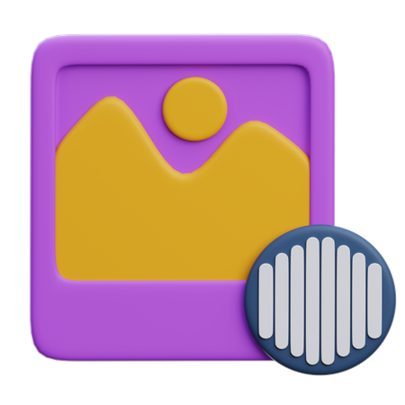 Bild Audio  3D Icon