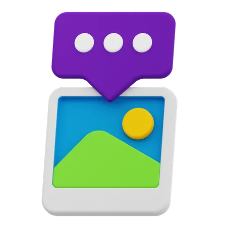 Bilder-Chat  3D Icon