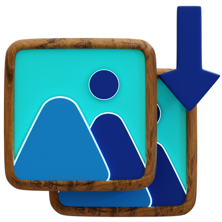 Bilddownload  3D Icon