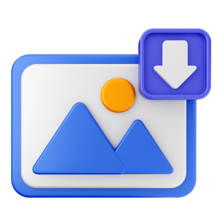 Bilddownload  3D Icon